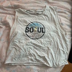 Soulcycle cropped tank top #soulcycle #tanktop #athleisure